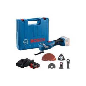 Unealta multifunctionala GOP 185-LI cu acumulator, incarcator, accesorii si cutie